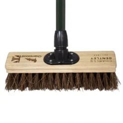 Charles Bentley Charnwood Bassine Wooden Garden Broom - 300mm -Lifetime Sales 12890894 1654915831672224