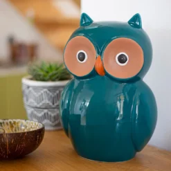 Ceramic Owl Garden Ornament - 25cm -Lifetime Sales 12890924 2104941774043314