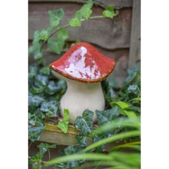 Ceramic Mushroom Garden Ornament - Medium -Lifetime Sales 12890925 2484843660810764