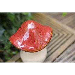 Ceramic Mushroom Garden Ornament - Medium -Lifetime Sales 12890925 5224843660767021