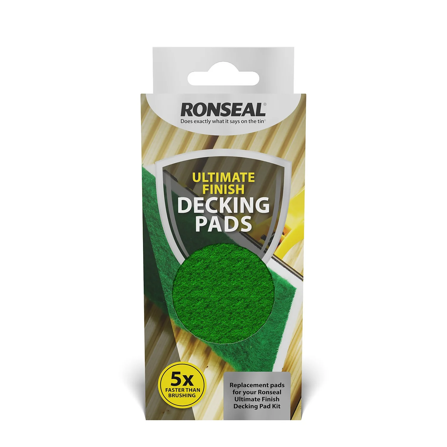 Ronseal Ultimate Finish Decking Replacement Pads 3 Ronseal Ultimate Finish Decking Replacement Pads
