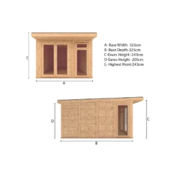 Mercia Insulated Garden Room 3 X 4m - Installed -Lifetime Sales 12891953 1134853388831708