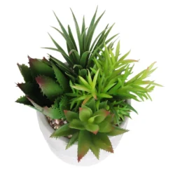 Mixed Succulent In Grey Pot -Lifetime Sales 12909503 2024869235594281
