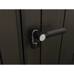 Keter Newton 7.5 X 7ft Outdoor Plastic Garden Storage Shed - Brown -Lifetime Sales 12909854 2004845876123045