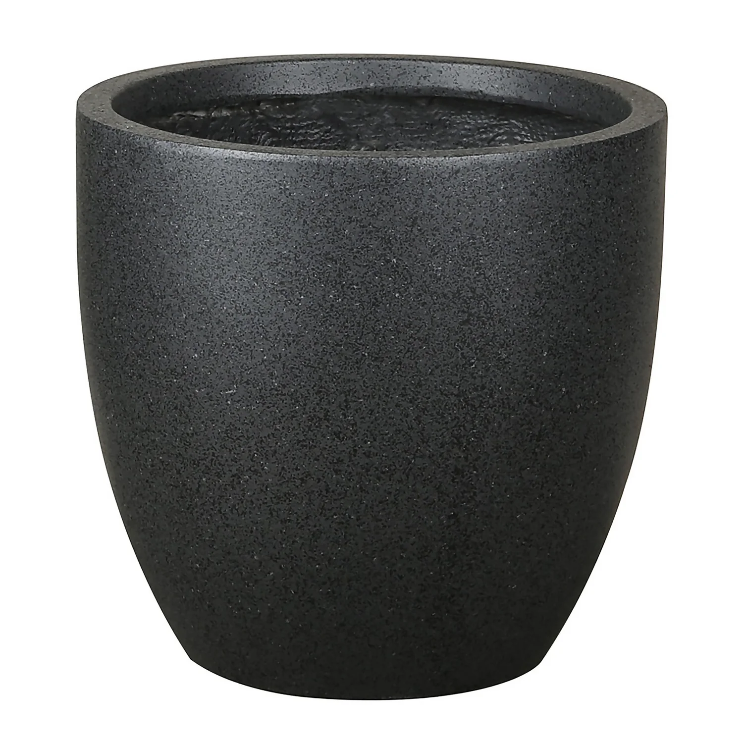 Sierra Black Egg Garden Pot - 38cm 3 Sierra Black Egg Garden Pot - 38cm