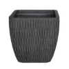 House Beautiful Roma Weave Charcoal Square Pot - 31cm -Lifetime Sales 13176823 7174933182698076