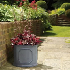 Mayfair Lead Cylinder Plant Pot - 27cm -Lifetime Sales 13176825 1824943628075987