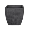 House Beautiful Roma Weave Charcoal Square Pot - 25cm -Lifetime Sales 13176835 1334933182735237