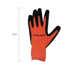 House Beautiful Gardening Gloves - Orange & Black -Lifetime Sales 13188715 3424928026661280
