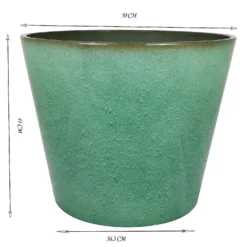 Glazed Finish Green Planter - 50cm -Lifetime Sales 13190811 1994926228922134