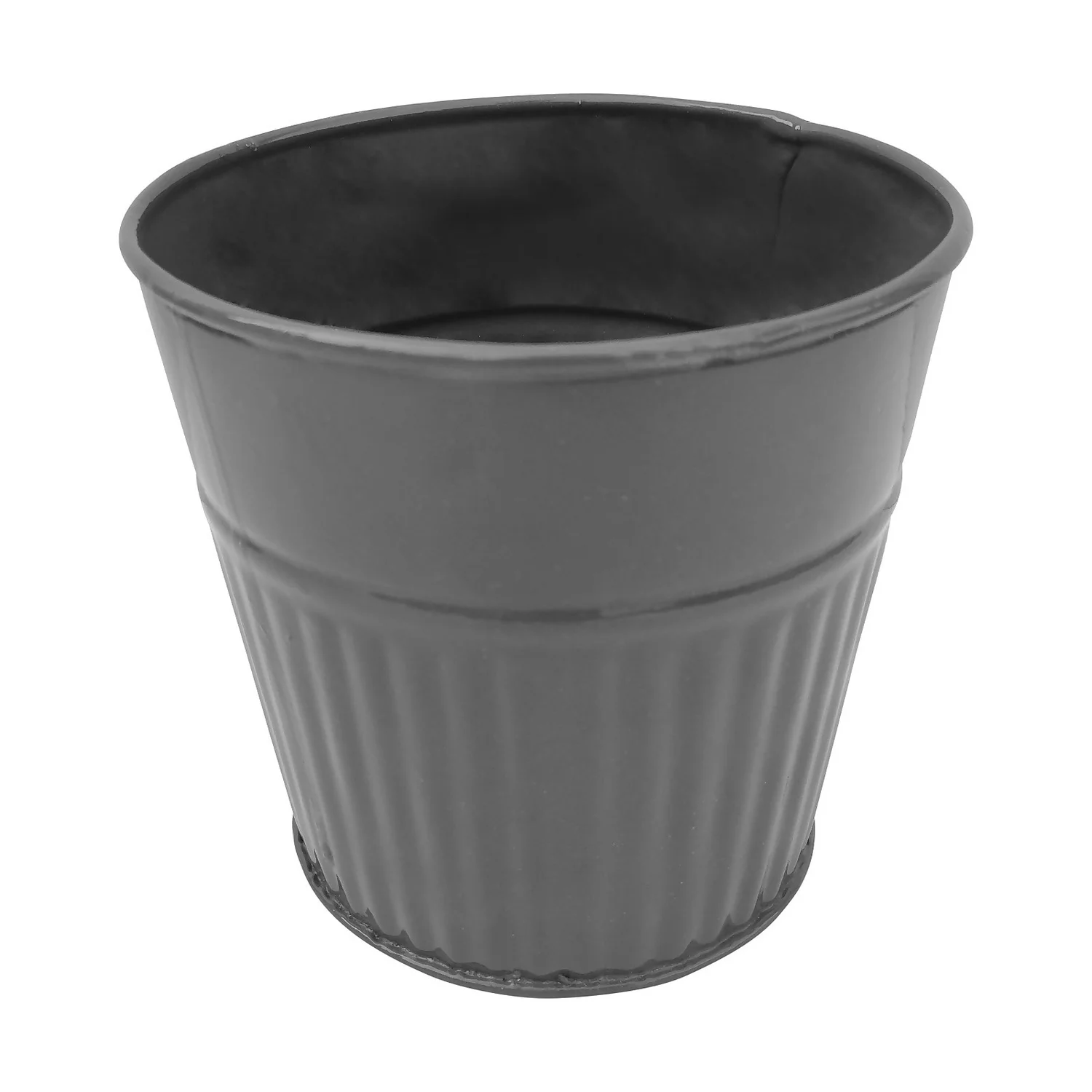 Ribbed Planter (3 Colour Mix) - 10cm 11 Ribbed Planter (3 Colour Mix) - 10cm - Image 9