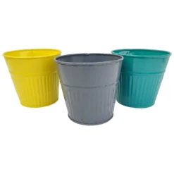 Ribbed Planter (3 Colour Mix) - 14cm -Lifetime Sales 13193958 6514933504131681