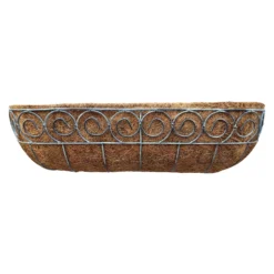 Distress Finish Wall Trough With Coco Liner - 61cm