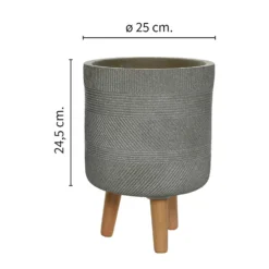Liam Round Planter On 3 Legs - Medium -Lifetime Sales 13222478 1914934510807574