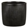 Black Ebano Plant Pot - 18cm