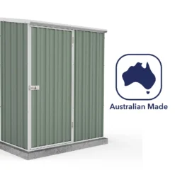 Absco 5 X 3ft Space Saver Metal Pent Shed - Green 17 Absco 5 X 3ft Space Saver Metal Pent Shed - Green -Lifetime Sales 13440828 9664929164479356
