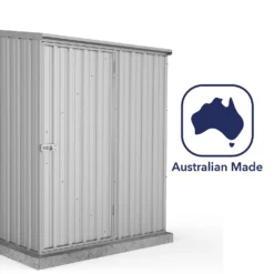 Absco 5 X 3ft Space Saver Metal Pent Shed - Zinc 17 Absco 5 X 3ft Space Saver Metal Pent Shed - Zinc -Lifetime Sales 13440830 1484929164490684