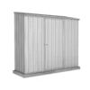 Absco 7.5 X 3ft Space Saver Metal Pent Shed - Zinc -Lifetime Sales 13440836 2395027360392542