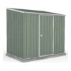 Absco 7.5 X 5ft Space Saver Metal Pent Shed - Green 1 Absco 7.5 X 5ft Space Saver Metal Pent Shed - Green -Lifetime Sales 13440838 5314929185917179