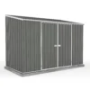 Absco 10 X 5ft Space Saver Metal Pent Shed - Grey -Lifetime Sales 13440846 1194929185833404