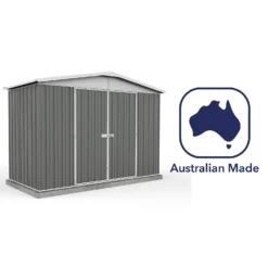 Absco 10 X 5ft Regent Metal Apex Shed - Grey -Lifetime Sales 13440854 7074929164527527