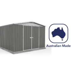 Absco 10 X 10ft Regent Metal Apex Shed - Grey -Lifetime Sales 13440859 1404929164457186