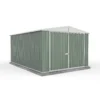 Absco 10 X 15ft Utility Workshop Apex Metal Shed - Green