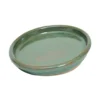 Glazed Chiswick Green Pot Saucer - 25cm -Lifetime Sales 13441322 6524933184394267