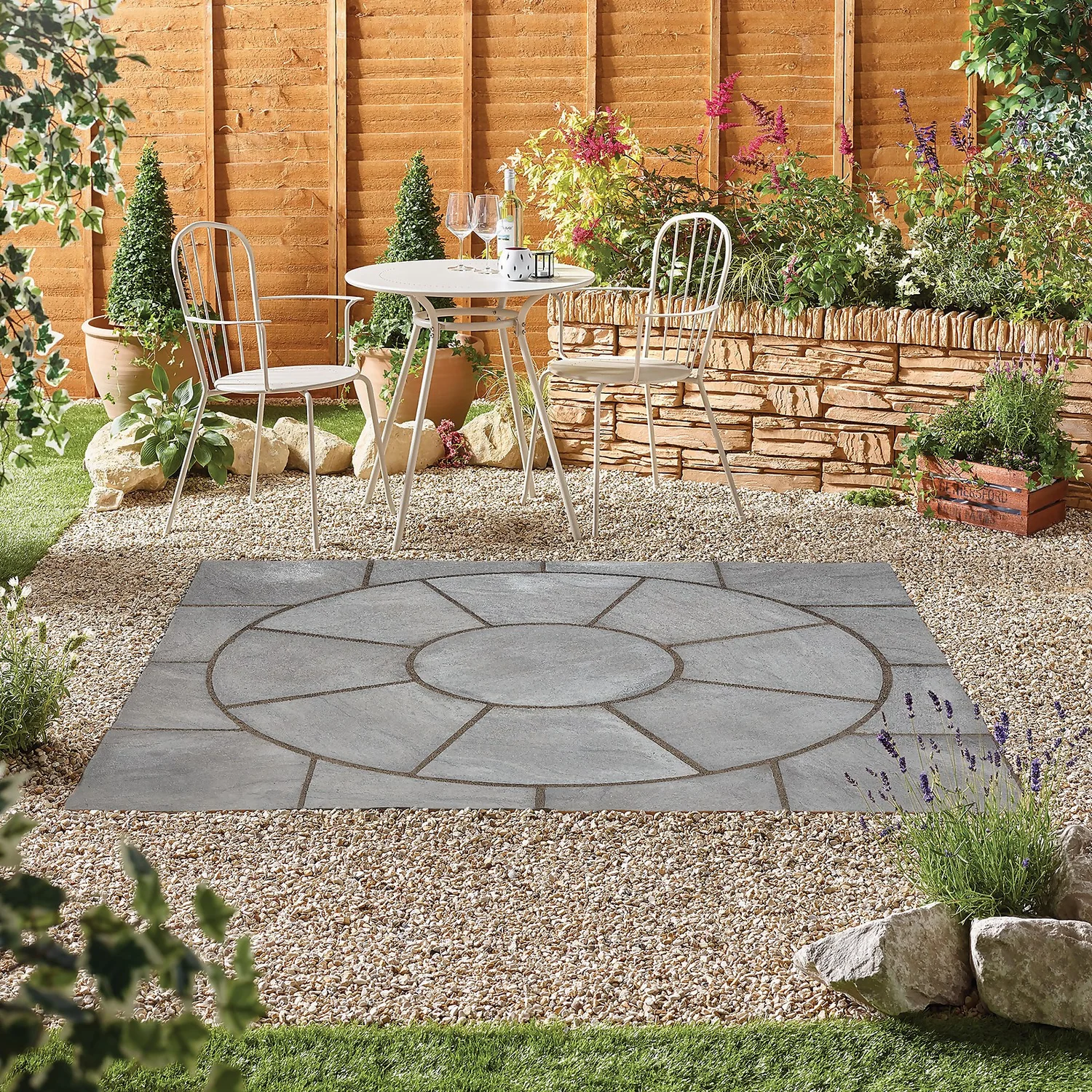 Stylish Stone Chantry Circle Paving Kit 1.5m Graphite 5 Stylish Stone Chantry Circle Paving Kit 1.5m Graphite - Image 3