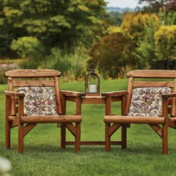 Anchor Fast FSC Weydale Rustic Alcove Garden Seat -Lifetime Sales 13452072 9954929385042617