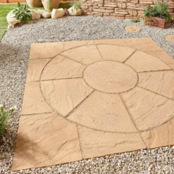 Stylish Stone Chantry Squaring Off Paving Kit 1.5m Gold -Lifetime Sales 13452076 1344935333791052