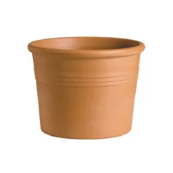 Verona Terracotta Cylinder Pot - 33cm