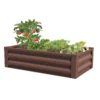 Panacea Steel Raised Garden Planter - Brown -Lifetime Sales 13480864 9624932710804952