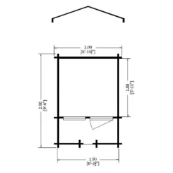 Shire 7 X 7ft Maulden Log Cabin - Including Installation 17 Shire 7 X 7ft Maulden Log Cabin - Including Installation -Lifetime Sales 13505217 1714931993564877