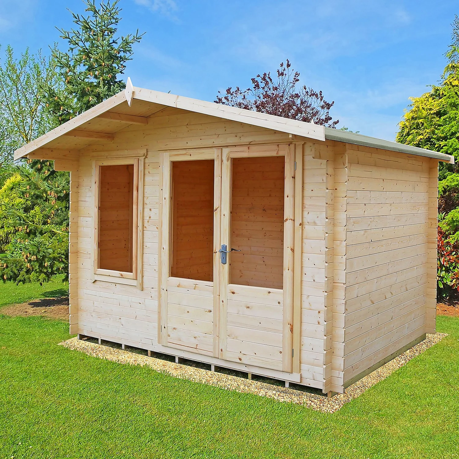 Shire 11 X 10ft Berryfield Log Cabin - Including Installation 4 Shire 11 X 10ft Berryfield Log Cabin - Including Installation - Image 2