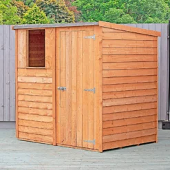 Shire 6x4ft Overlap Pent Garden Shed -Lifetime Sales 13505229 1704926474653802