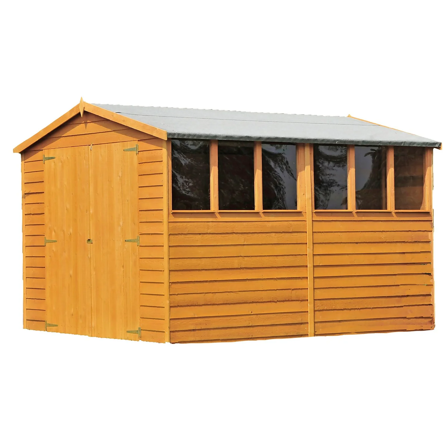 Shire 10 X 10ft Double Door Overlap Garden Shed 3 Shire 10 X 10ft Double Door Overlap Garden Shed
