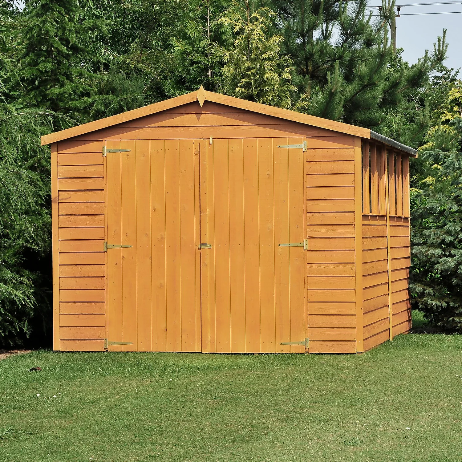 Shire 10 X 10ft Double Door Overlap Garden Shed 5 Shire 10 X 10ft Double Door Overlap Garden Shed - Image 3