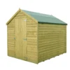 Shire 8x6ft Pressure Treated Overlap Garden Shed -Lifetime Sales 13505242 3494933733316426