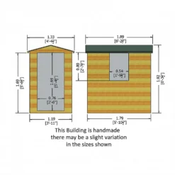 Shire 6 X 4ft Lewis Garden Shed - Including Installation -Lifetime Sales 13505253 9074926474148899