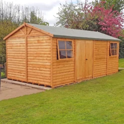 Shire 12 X 24ft Mammoth Double Door Garden Shed -Lifetime Sales 13505272 4574931991750963