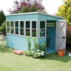 Shire 10 X 6ft Sun Pent Shed - Including Installation -Lifetime Sales 13505281 7684933734704901