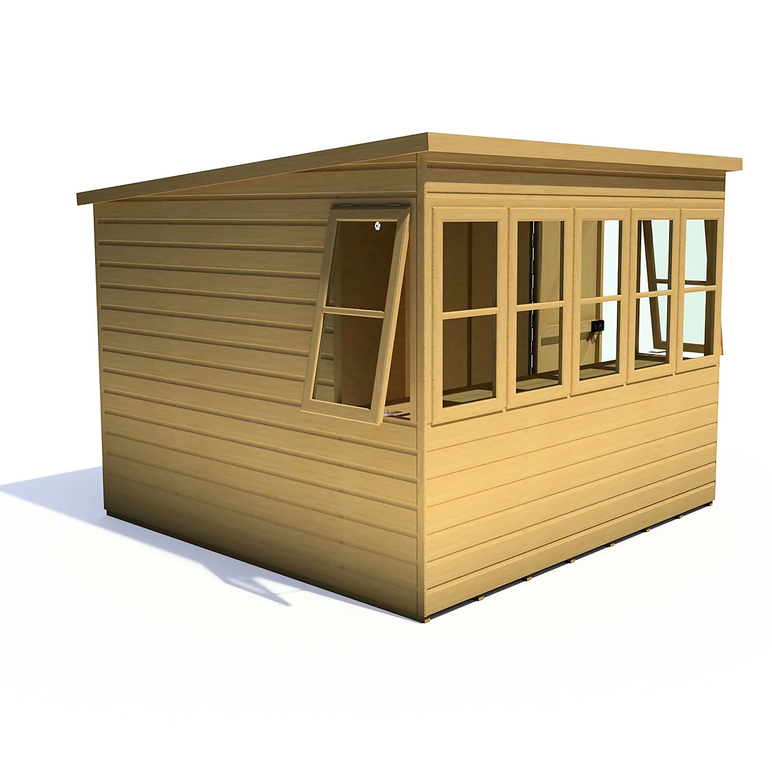 Shire 8 X 8ft Sun Pent Shed - Including Installation 9 Shire 8 X 8ft Sun Pent Shed - Including Installation - Image 7