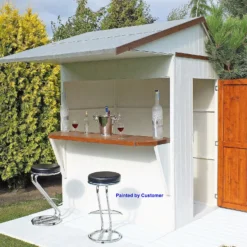 Shire 6 X 4ft Wooden Garden Bar - Including Installation -Lifetime Sales 13505297 1804931991992589