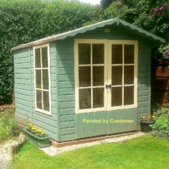 Shire 7 X 7ft Buckingham Double Door Summerhouse - Including Installation -Lifetime Sales 13505327 9154931992126671
