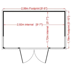 Shire 10 X 6ft Orchid Double Door Summerhouse - Including Installation -Lifetime Sales 13505329 2334931994710490