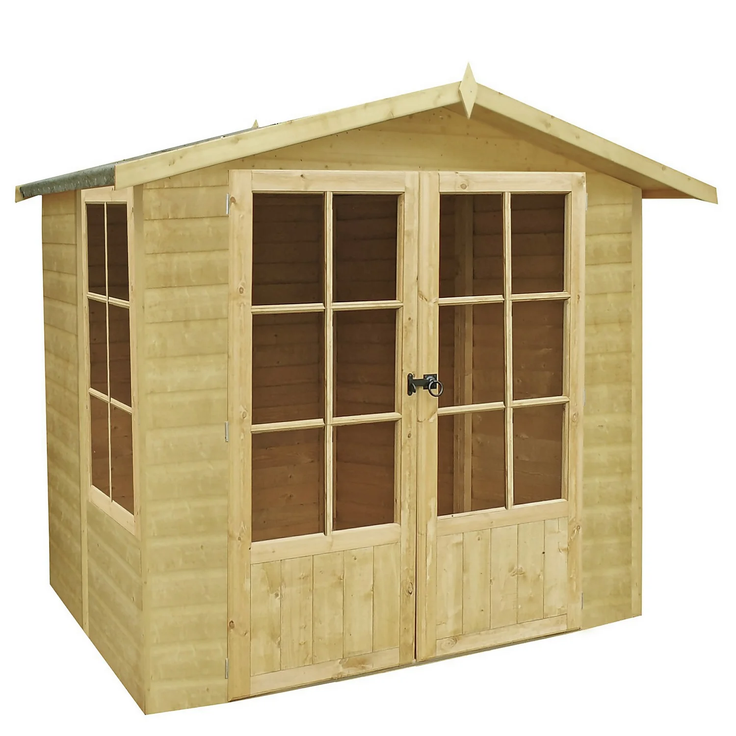 Shire 7 X 7ft Buckingham Double Door Summerhouse 3 Shire 7 X 7ft Buckingham Double Door Summerhouse