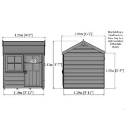 Shire 4 X 4ft Bunny Kids Wooden Playhouse -Lifetime Sales 13505334 1684931995777515