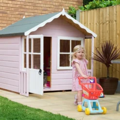 Shire 5 X 4ft Kitty Kids Wooden Playhouse -Lifetime Sales 13505336 1664931200178139