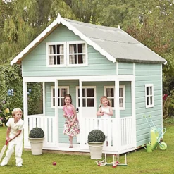 Shire 8 X 10ft Lodge Kids Wooden Playhouse - Including Installation -Lifetime Sales 13505349 1144931992625739
